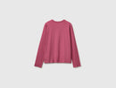 Girls Logo Long Sleeve T-Shirt - Dusty Pink
