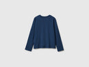 Girls Logo Long Sleeve T-Shirt - Dark Blue