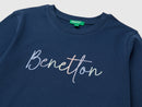 Girls Logo Long Sleeve T-Shirt - Dark Blue