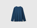Boys Logo Long Sleeve T-Shirt - Dark Blue