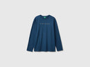 Boys Logo Long Sleeve T-Shirt - Dark Blue
