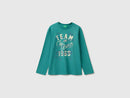 Boys Long Sleeve Print T-Shirt - Green
