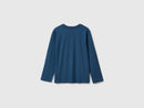 Boys Print Long Sleeve T-Shirt - Dark Blue