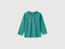 Boys Logo Long Sleeve T-Shirt - Green