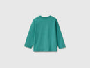 Boys Logo Long Sleeve T-Shirt - Green