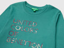 Boys Logo Long Sleeve T-Shirt - Green