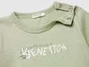 Unisex Round Neck T-Shirt - Light Green