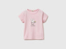 Unisex Round Neck T-Shirt - Pink