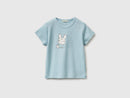 Unisex Round Neck T-Shirt - Sky Blue