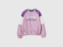 Girls Logo Sweatshirt - Lilac/blue
