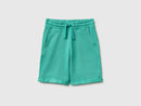 Junior Boys Jog Shorts - Green