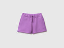 Girls Sweat Shorts - Purple
