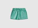 Girls Sweat Shorts - Aqua