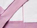 Girls Zip Up Sweatshirt - Pink/cream