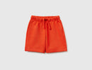 Basic Boy Jog Shorts - Orange