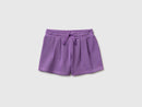 Junior Girls Jog Shorts - Purple