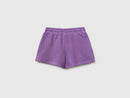 Junior Girls Jog Shorts - Purple