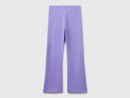 Girls Plain Leggings - Purple