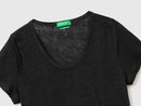 Linen T-Shirt - Black