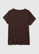 Linen T-Shirt - Brown