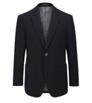Lamar Self Stripe Jacket - Navy