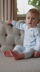 All In One Ridged Yoke - Pale Blue