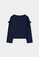 Stretch Knit T-Shirt - Navy
