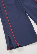 Knit Trousers - Navy