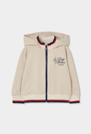 Fleece Hooded Jacket - Ivory