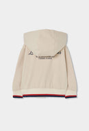 Fleece Hooded Jacket - Ivory