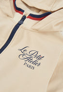 Fleece Hooded Jacket - Ivory