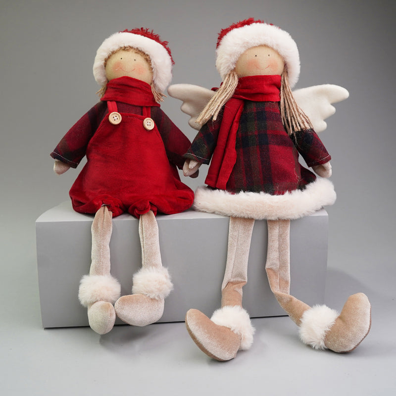 Sitting Fabric Angels