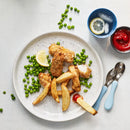 Studio Blue Coupe Dinner Plate Chalk