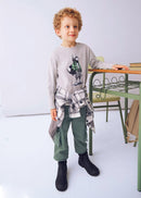 Wolf Long Sleeve Shirt - Smoke