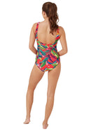 Floral Pleat Swimsuit - Floral