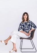 Beach Please Jumper - Blue Multi