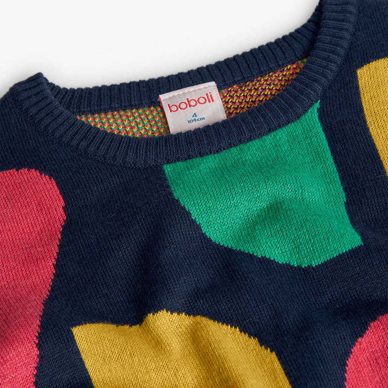 Dress &Tights Set - Navy