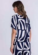 Tuzzi Beach Please Kimono Sleeve T-Shirt - Blue Multi