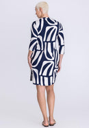 Beach Please Jersey Dress - Blue