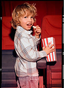 Long Sleeve Check Shirt - Cereal