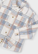 Long Sleeve Check Shirt - Cereal