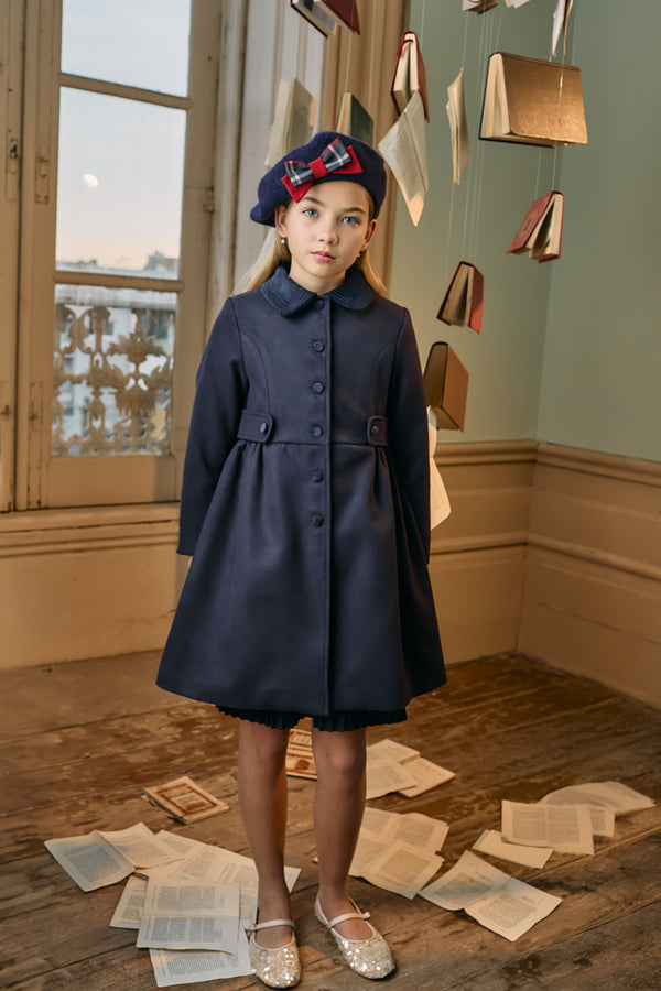 Balmoral Woven Coat - Marine