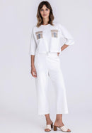 Golden Oasis Sweatshirt - Ecru