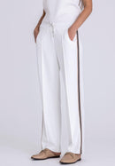 Golden Oasis Straight Trouser - Ecru