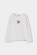 Long Sleeve Logo T-Shirt - Off White