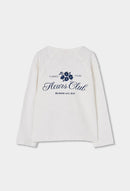 Long Sleeve Logo T-Shirt - Off White
