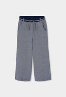 Knit Trousers - Navy
