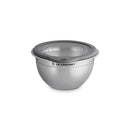 19cm Stainless Steel Mixing Bowl with Glass Lid