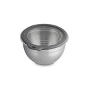 23cm Stainless Steel Mixing Bowl with Glass Lid