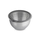 27cm Stainless Steel Mixing Bowl with Glass Lid